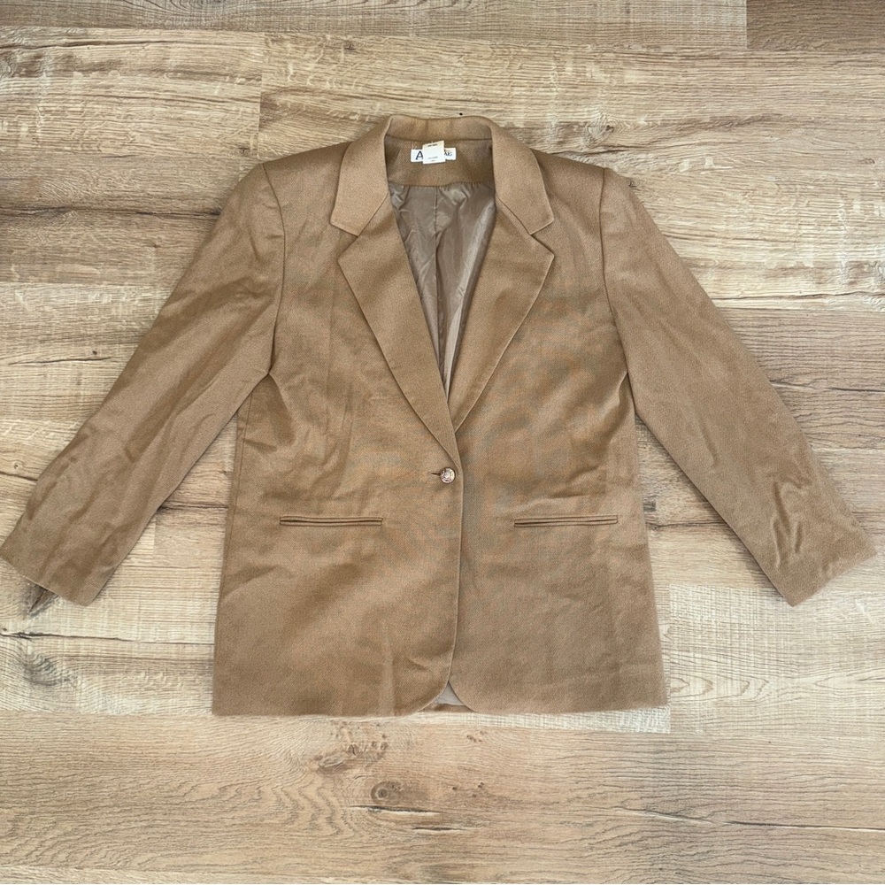 Vintage Alison Craig Light Brown Blazer, 12